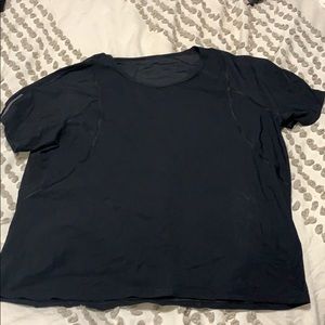 LULULEMON SHORT SLEEVE ATHLETIC TOP SZ 8